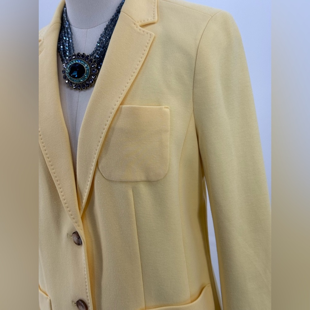 Talbots ABERDEEN KNIT BLAZER Tailored Fit;Classic Lapel, Office to Casual Chic - Picture 12 of 16